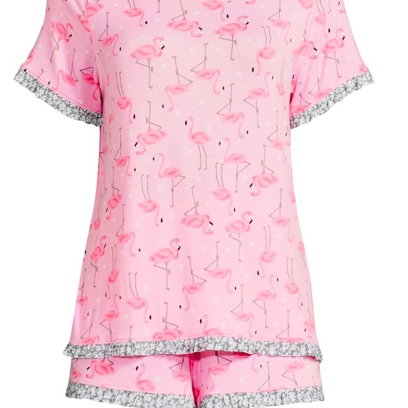 🦩🦩🦩NWT Sweet Dreams Flamingo Pajama set. - Picture 1 of 3